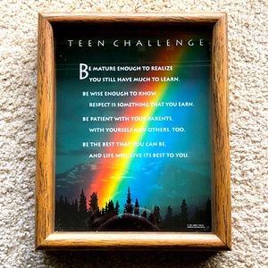Teen Challenge Shadowbox Wall Hanging by Abbey Press